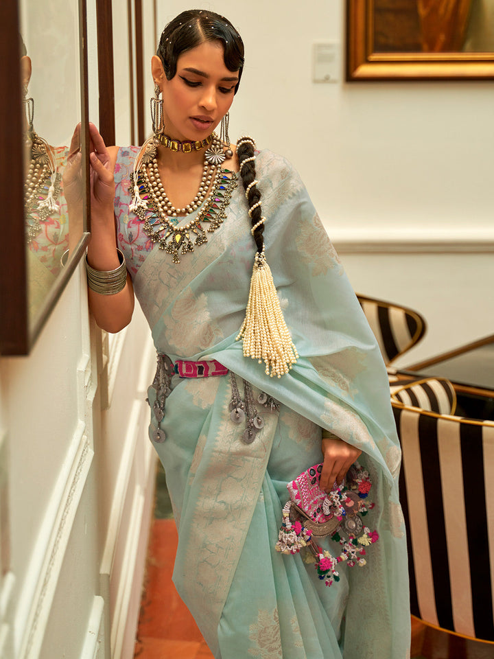 Kashmiri Silk Saree