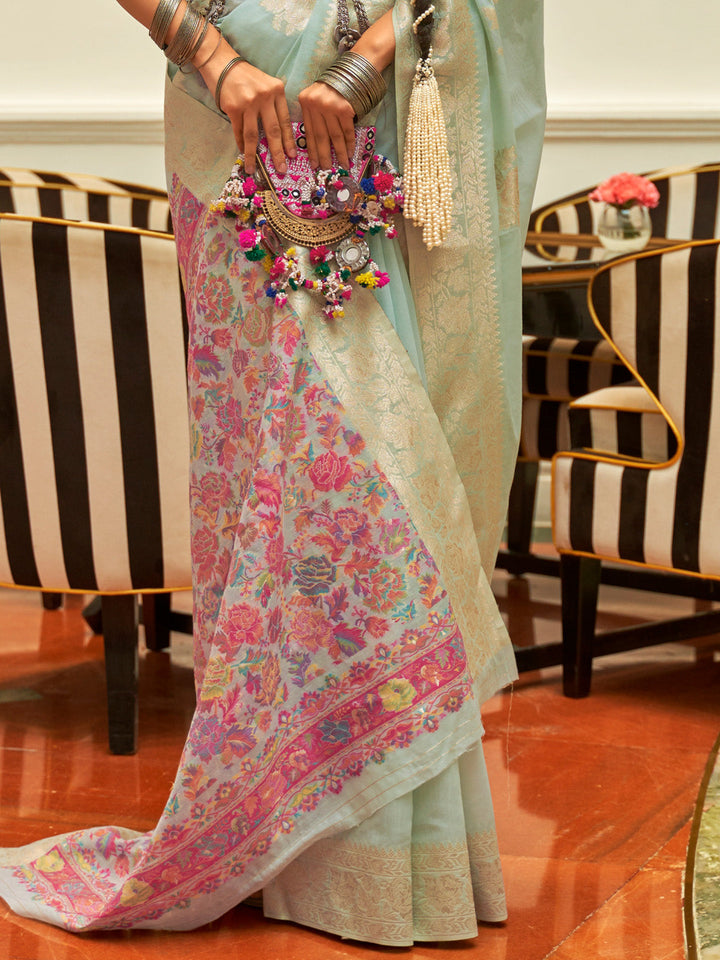Kashmiri Silk Saree