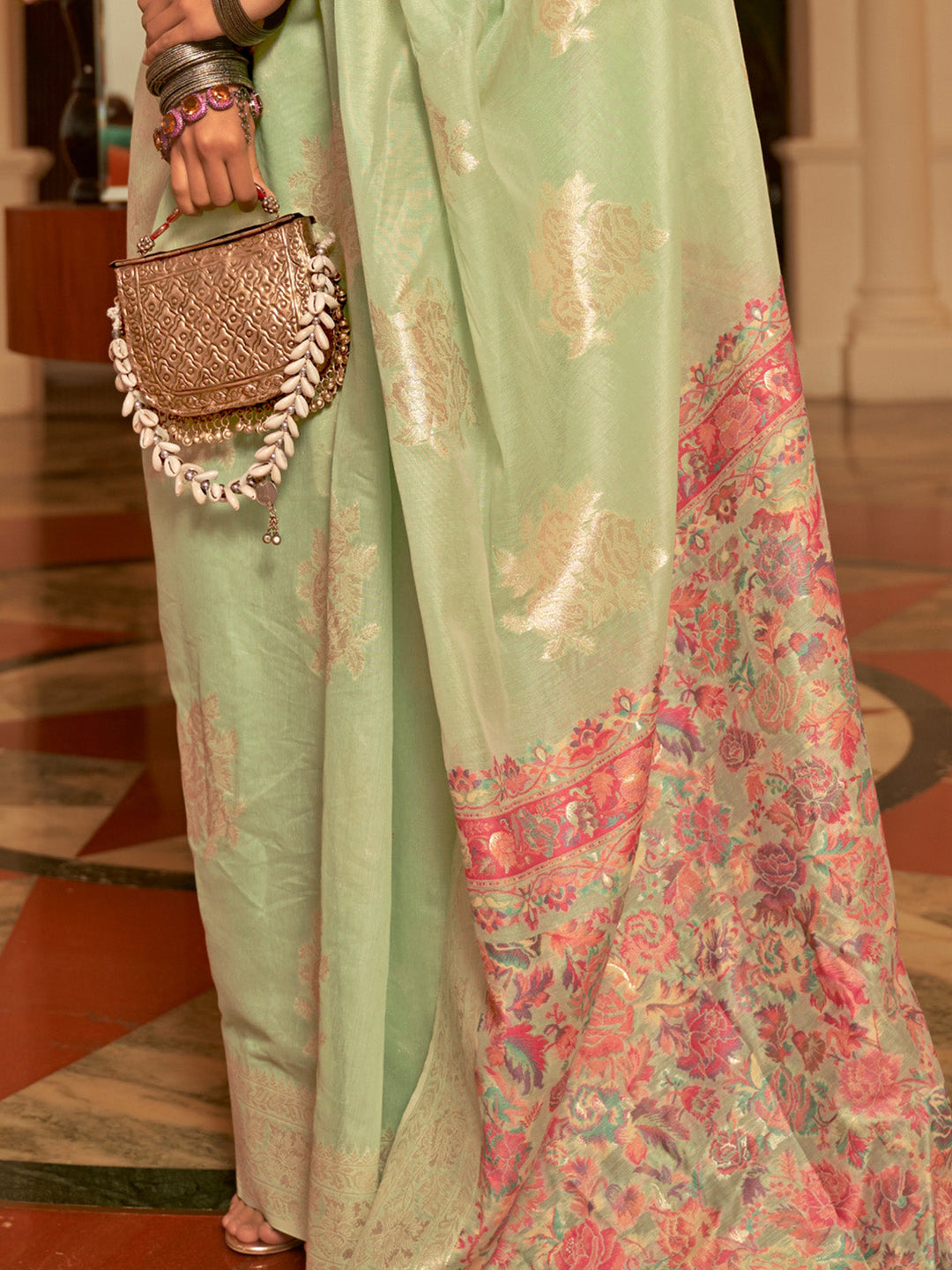 Kashmiri Silk Saree