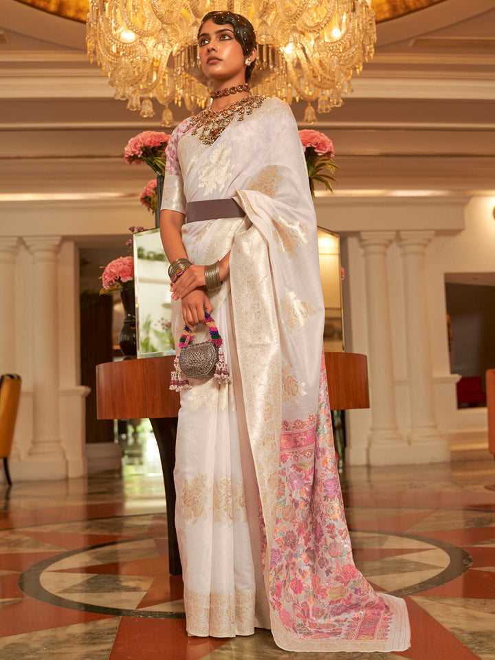 Kashmiri Silk Saree