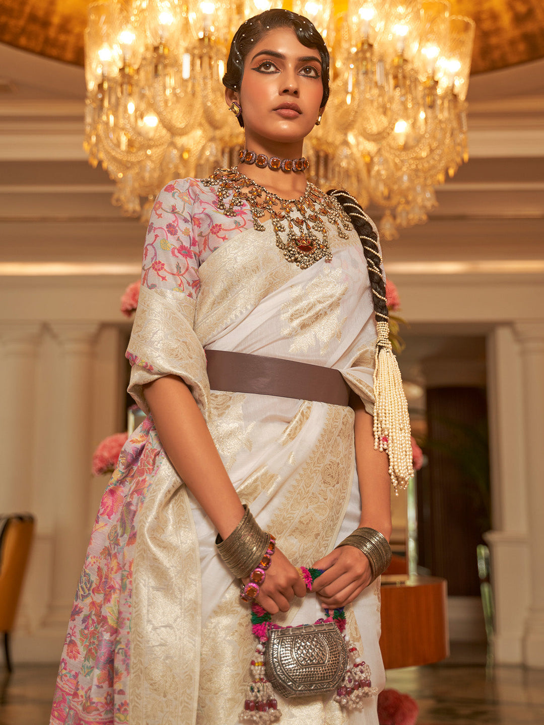 Kashmiri Silk Saree