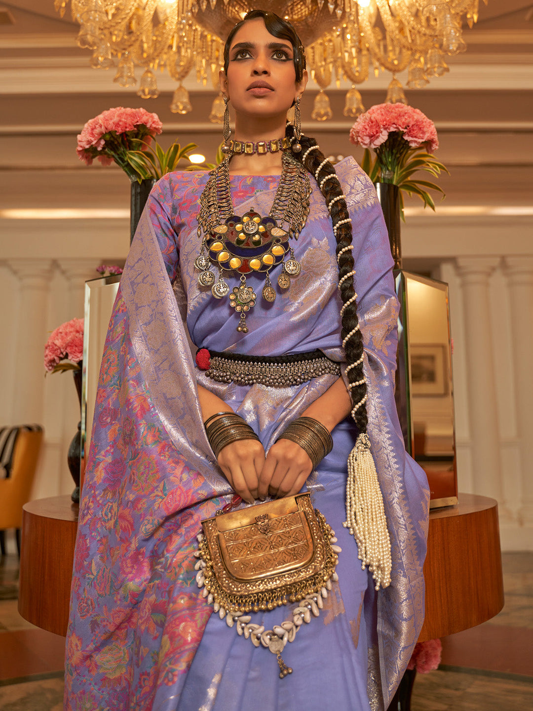 Kashmiri Silk Saree