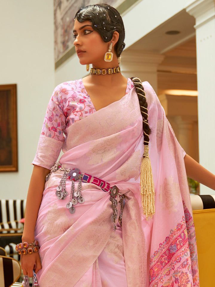 Kashmiri Silk Saree