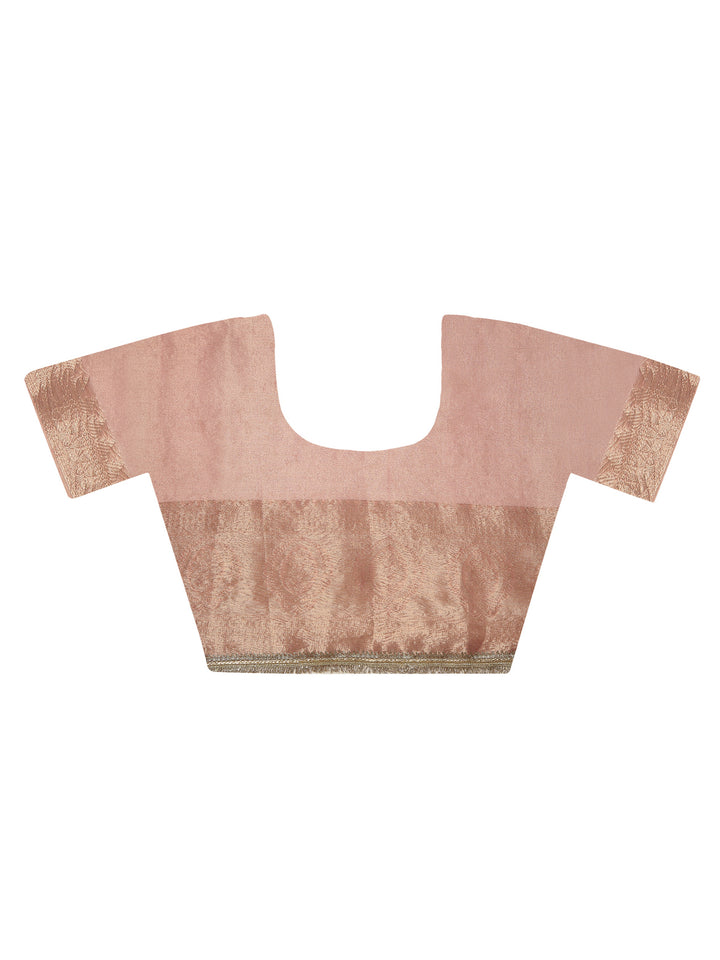 Pink Tissue Saree