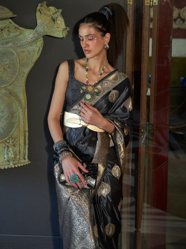 Satin Silk Saree