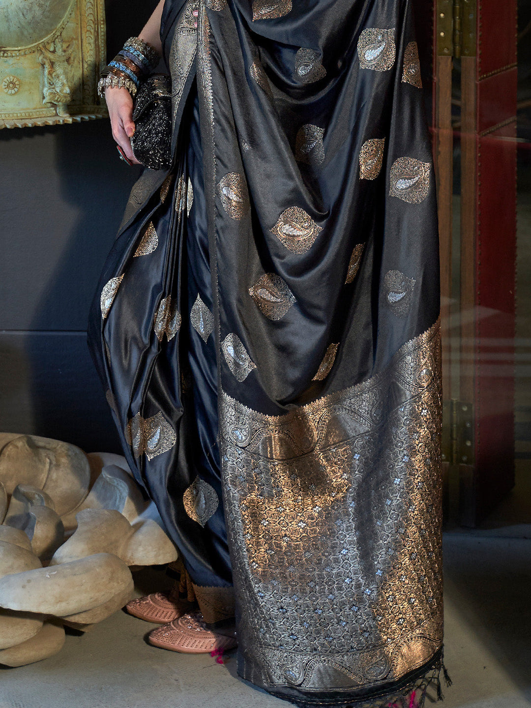 Satin Silk Saree