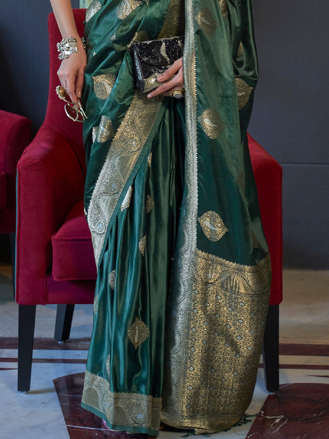 Satin Silk Saree