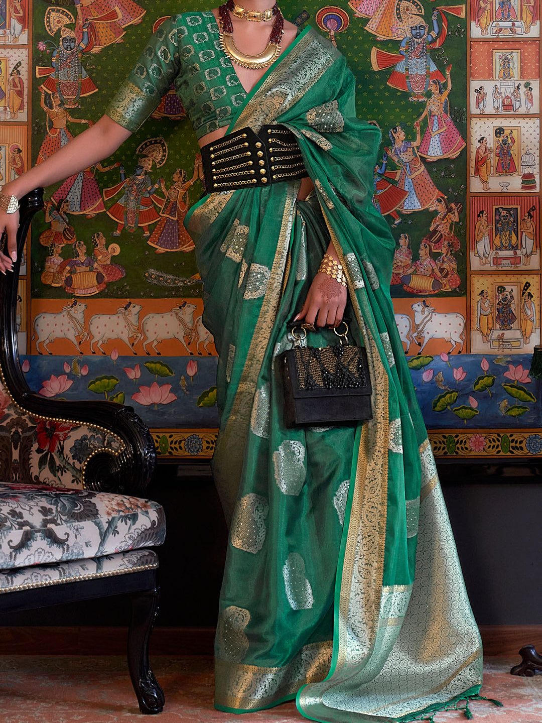 Organza Silk Saree