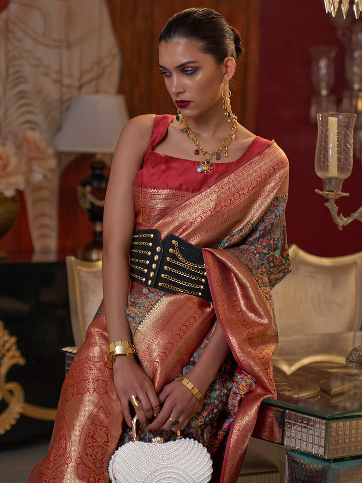 Kashmiri Silk Saree