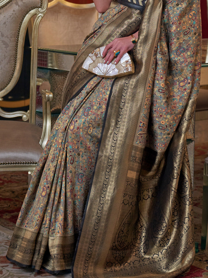 Kashmiri Silk Saree