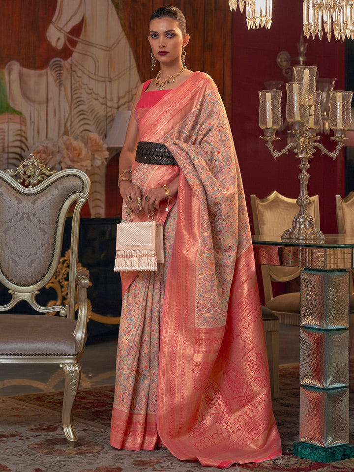 Kashmiri Silk Saree