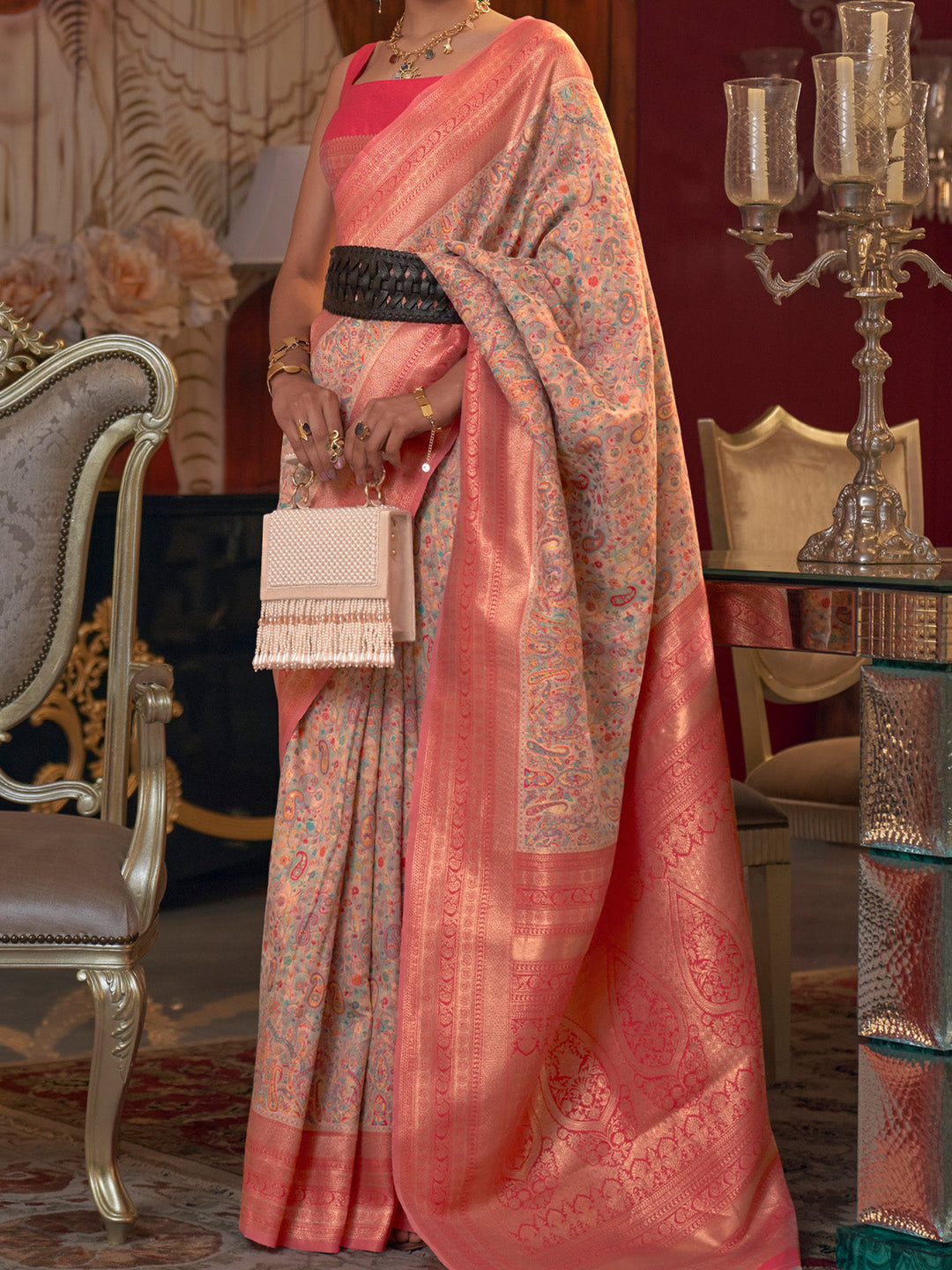 Kashmiri Silk Saree