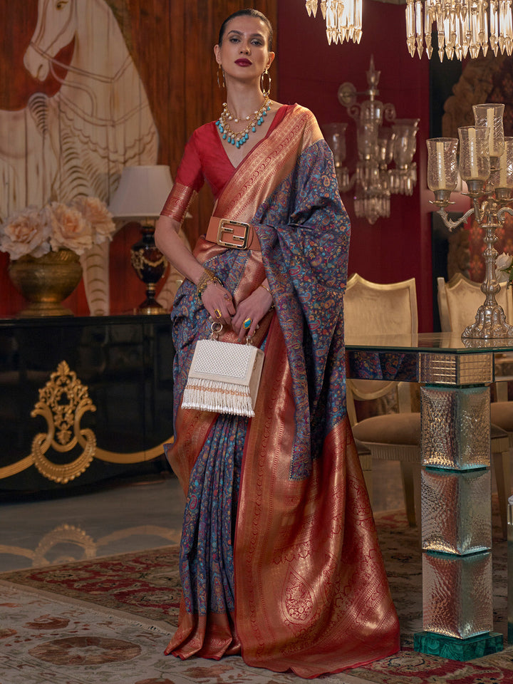 Kashmiri Silk Saree