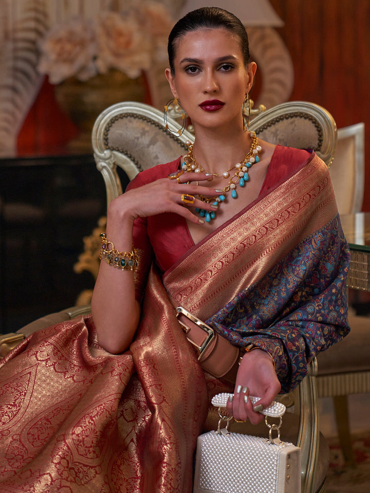 Kashmiri Silk Saree