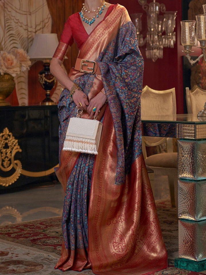 Kashmiri Silk Saree