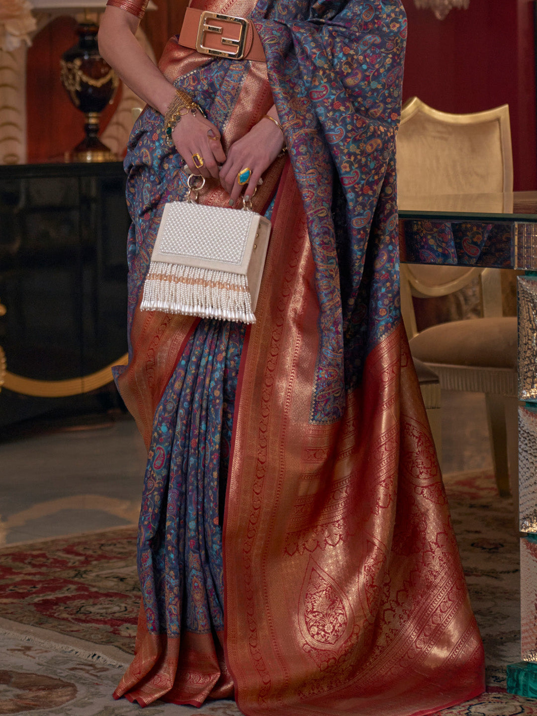 Kashmiri Silk Saree