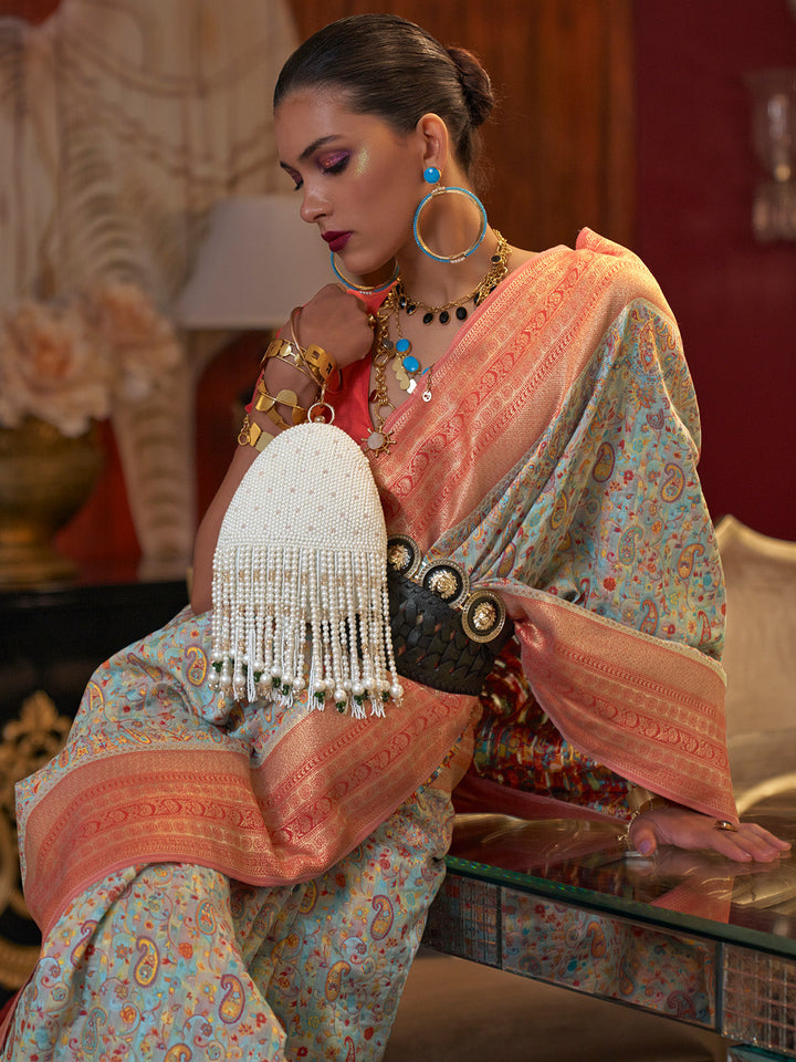 Kashmiri Silk Saree