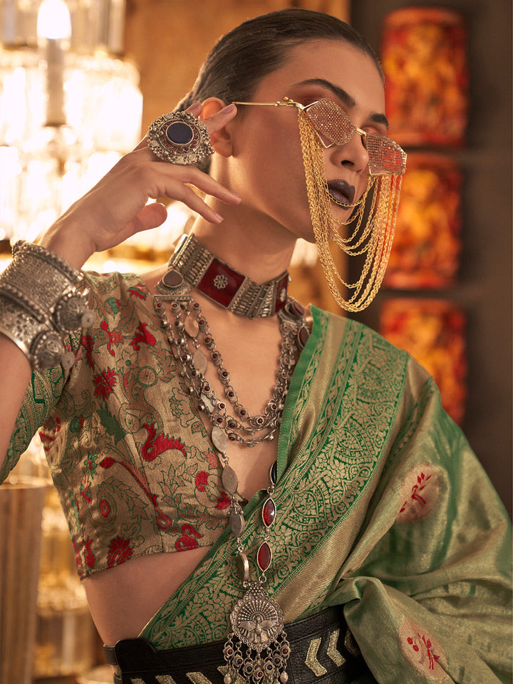 Kashmiri Silk Saree