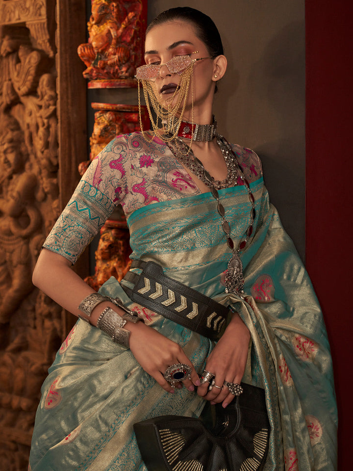 Kashmiri Silk Saree