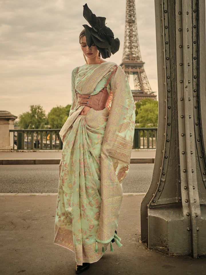Kashmiri Silk Saree