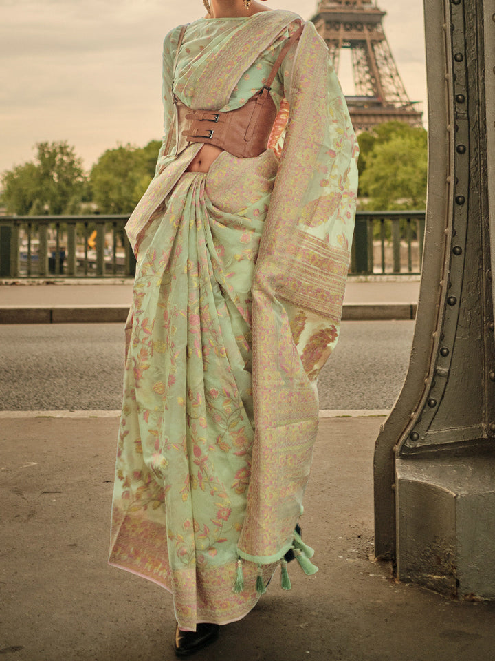 Kashmiri Silk Saree