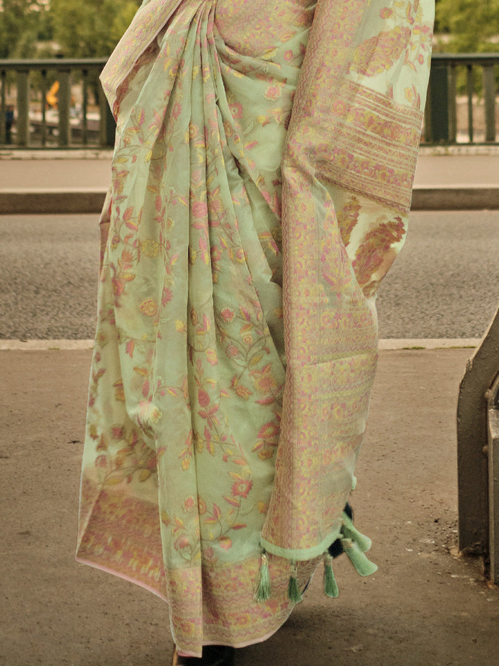 Kashmiri Silk Saree