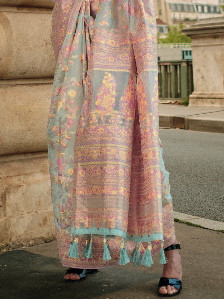 Kashmiri Silk Saree