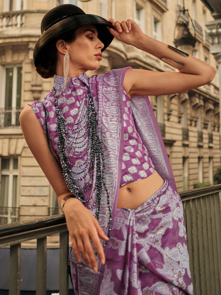 Lucknowi Saree
