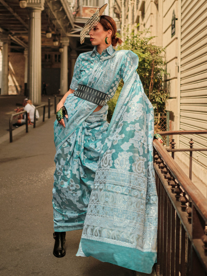 Lucknowi Saree