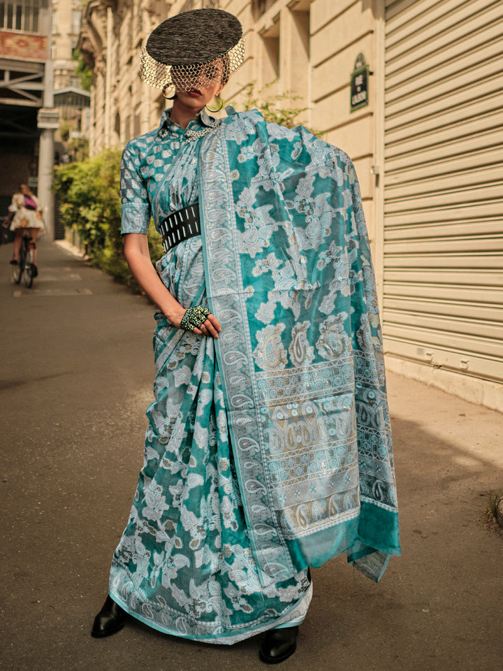 Lucknowi Saree