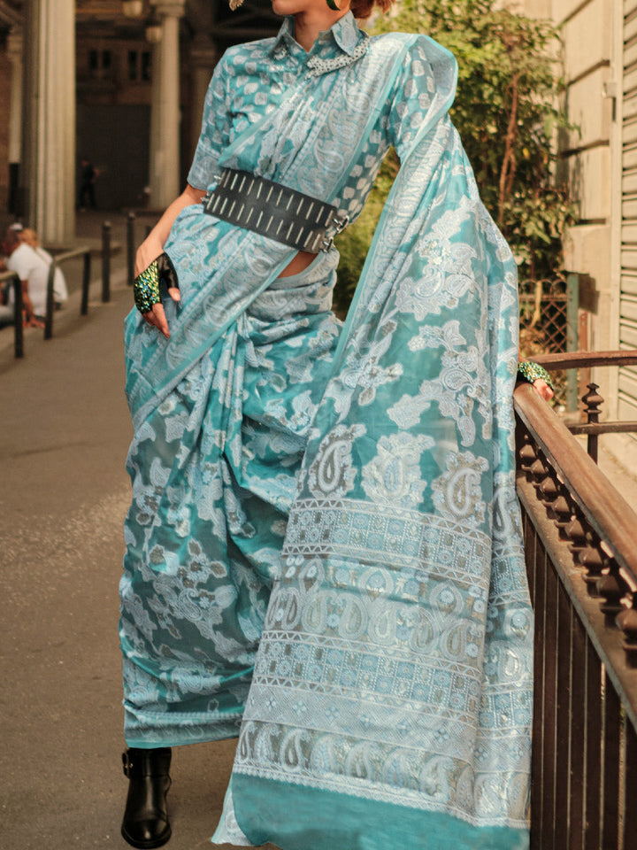 Lucknowi Saree