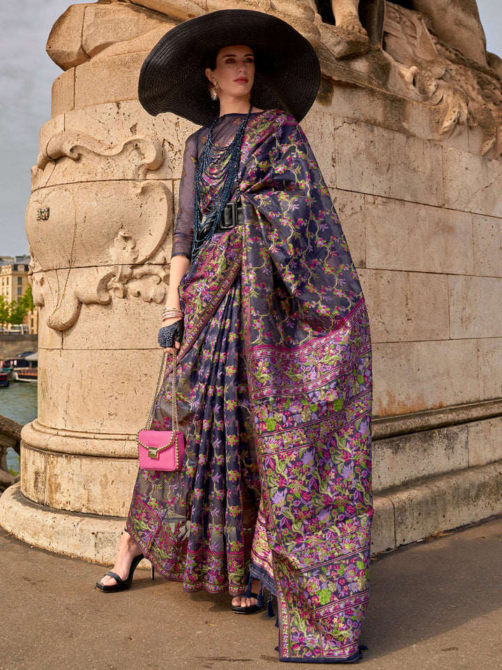 Kashmiri Silk Saree