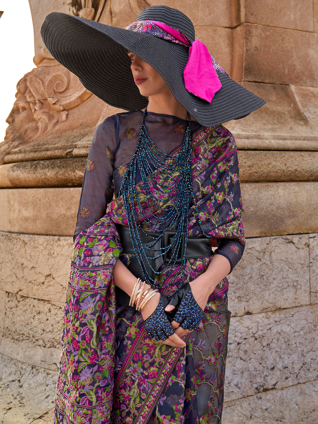 Kashmiri Silk Saree