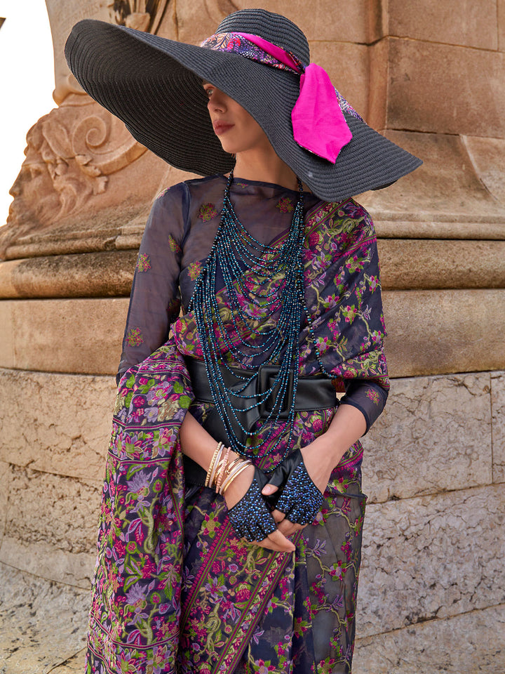 Kashmiri Silk Saree