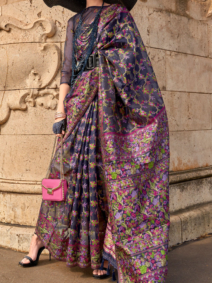 Kashmiri Silk Saree