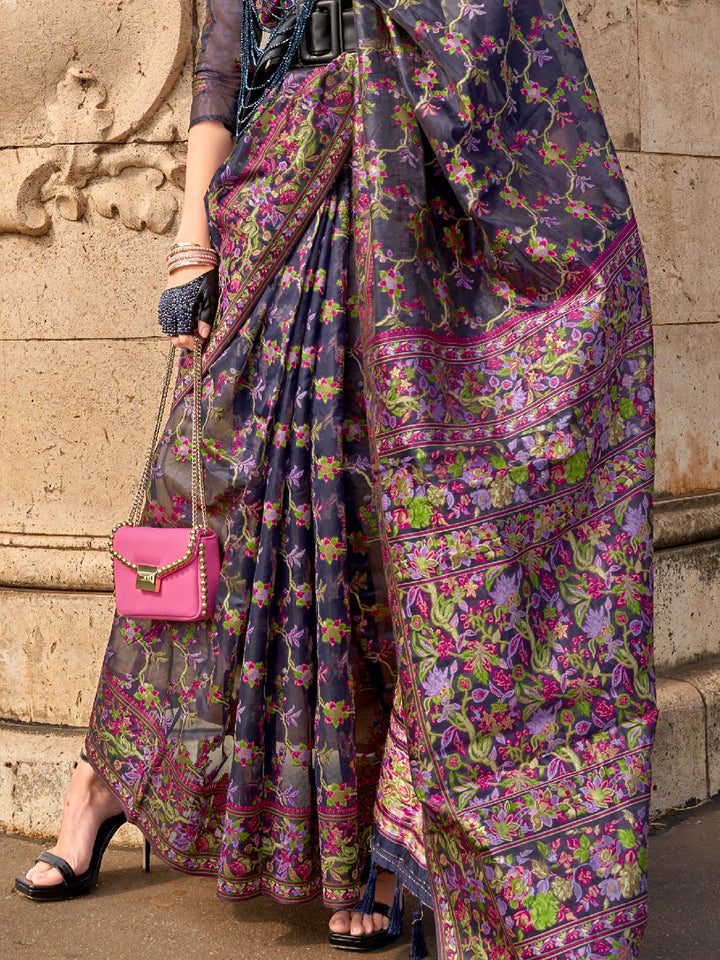 Kashmiri Silk Saree