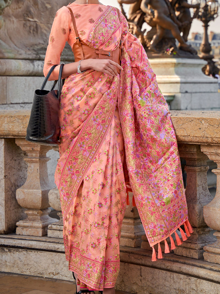 Kashmiri Silk Saree