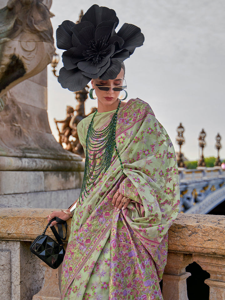 Kashmiri Silk Saree