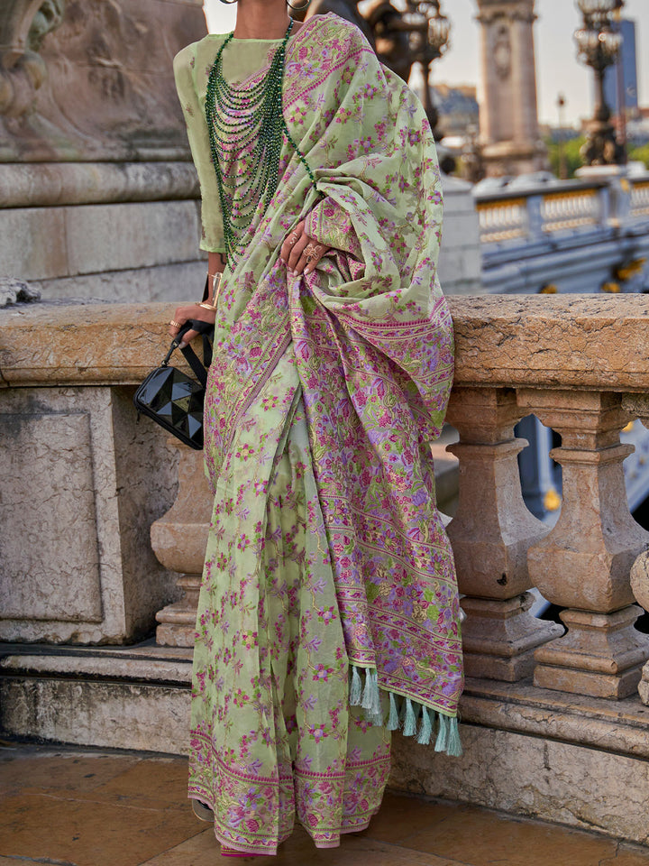 Kashmiri Silk Saree