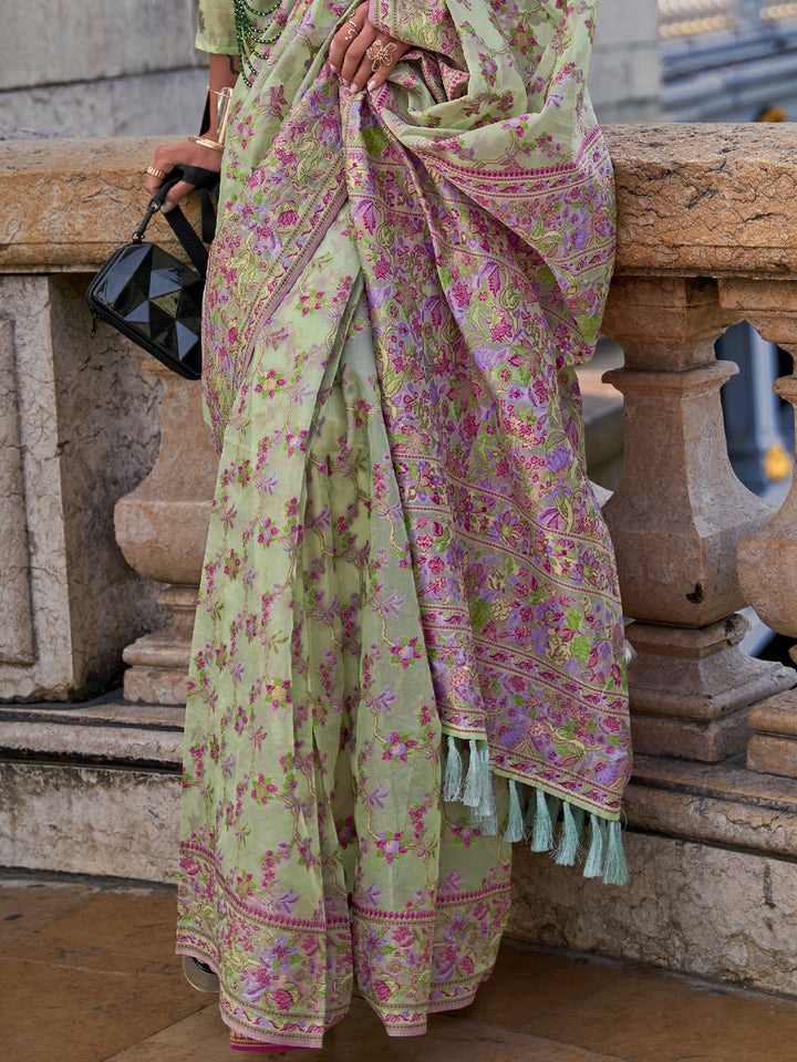 Kashmiri Silk Saree