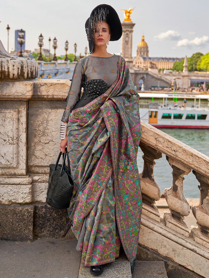 Kashmiri Silk Saree