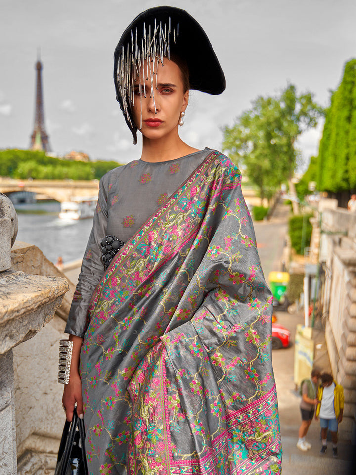 Kashmiri Silk Saree