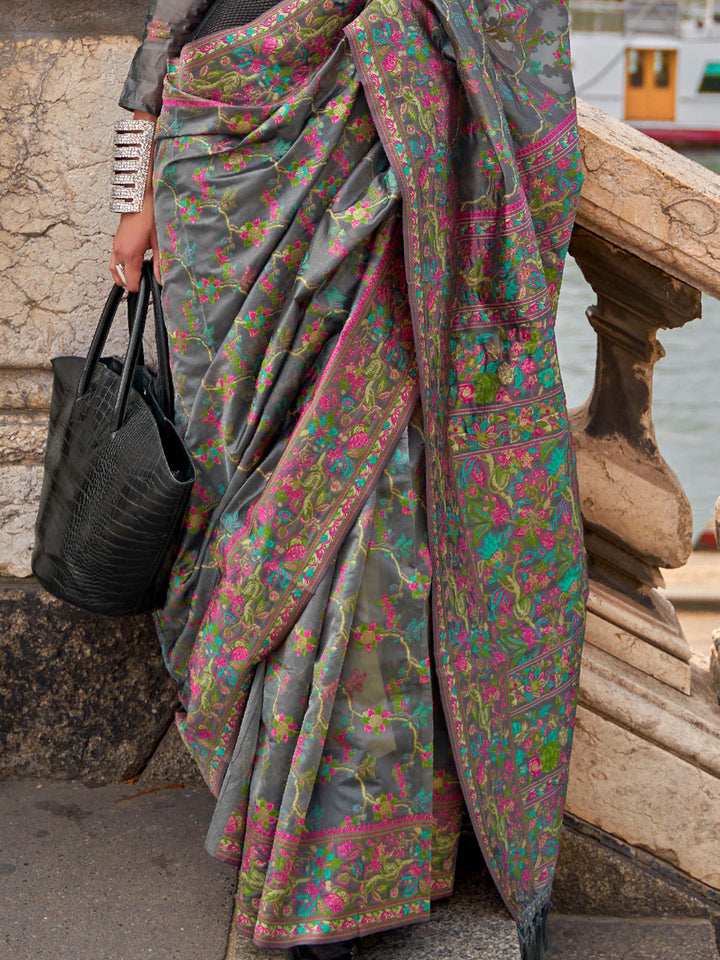 Kashmiri Silk Saree