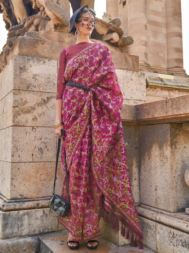 Kashmiri Silk Saree