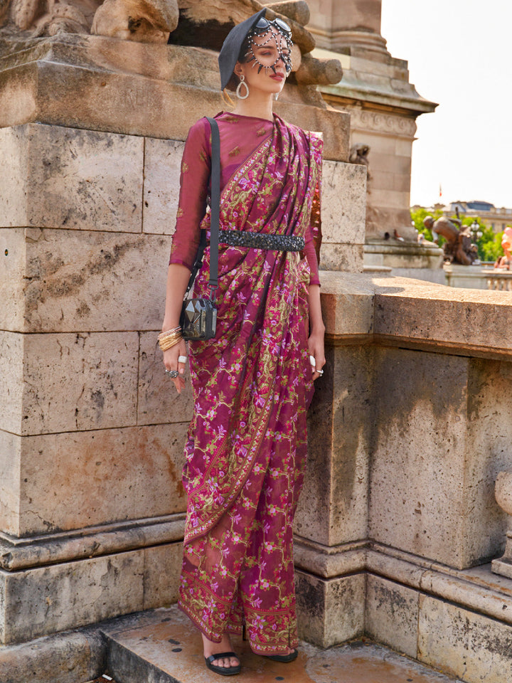 Kashmiri Silk Saree