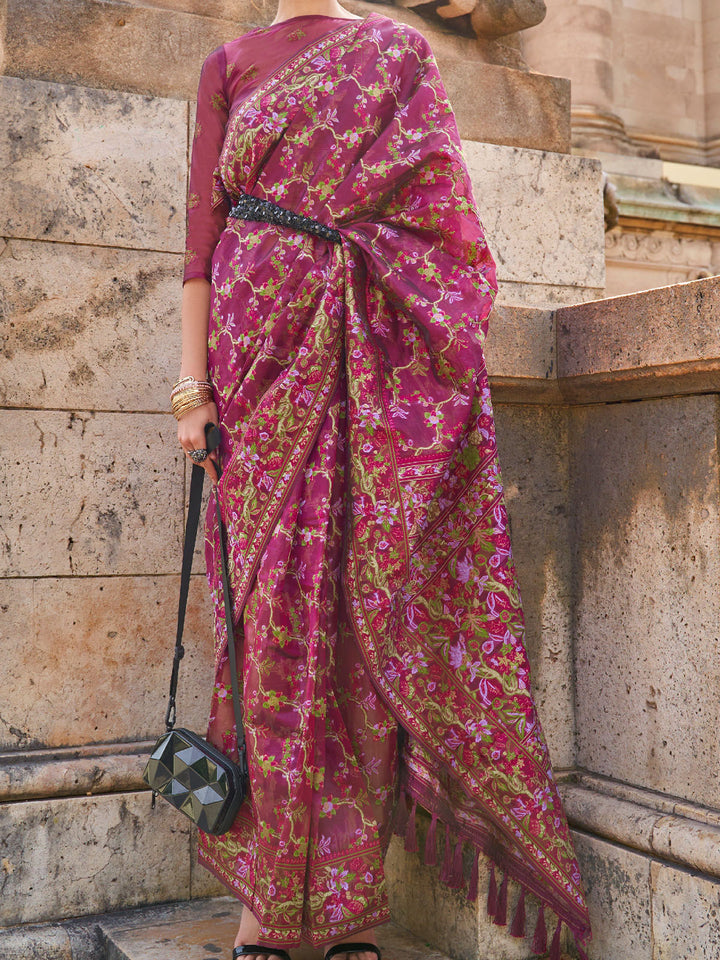 Kashmiri Silk Saree