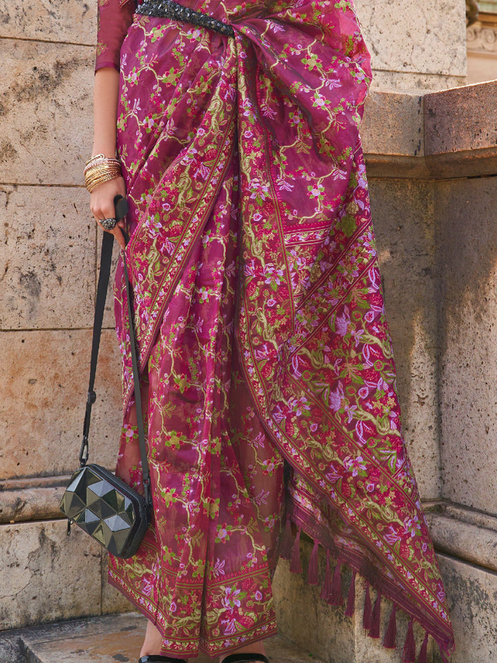 Kashmiri Silk Saree