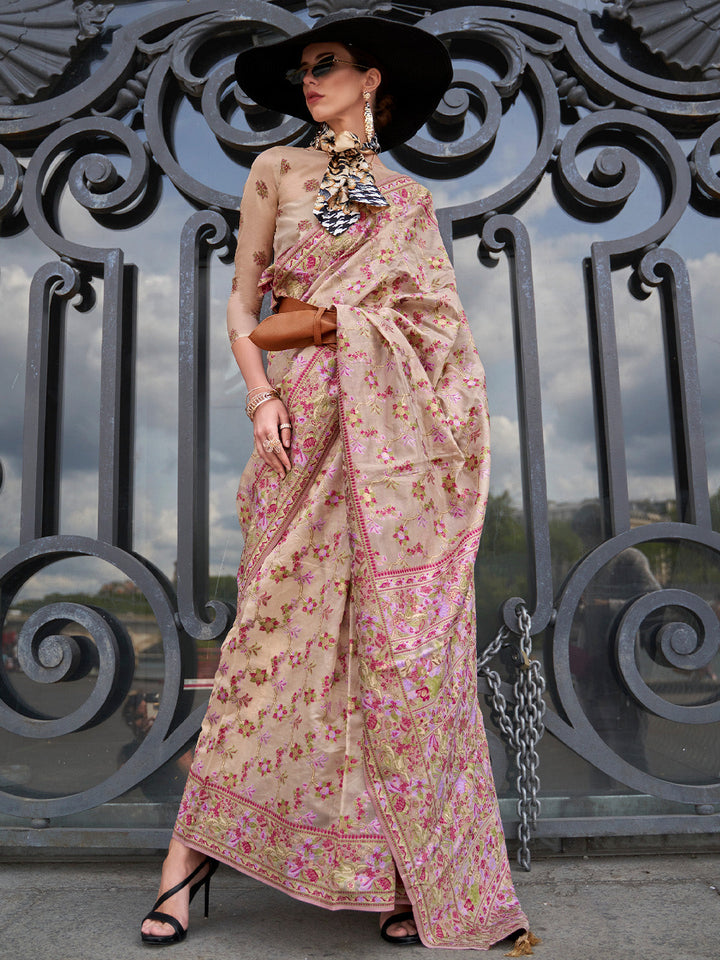 Kashmiri Silk Saree