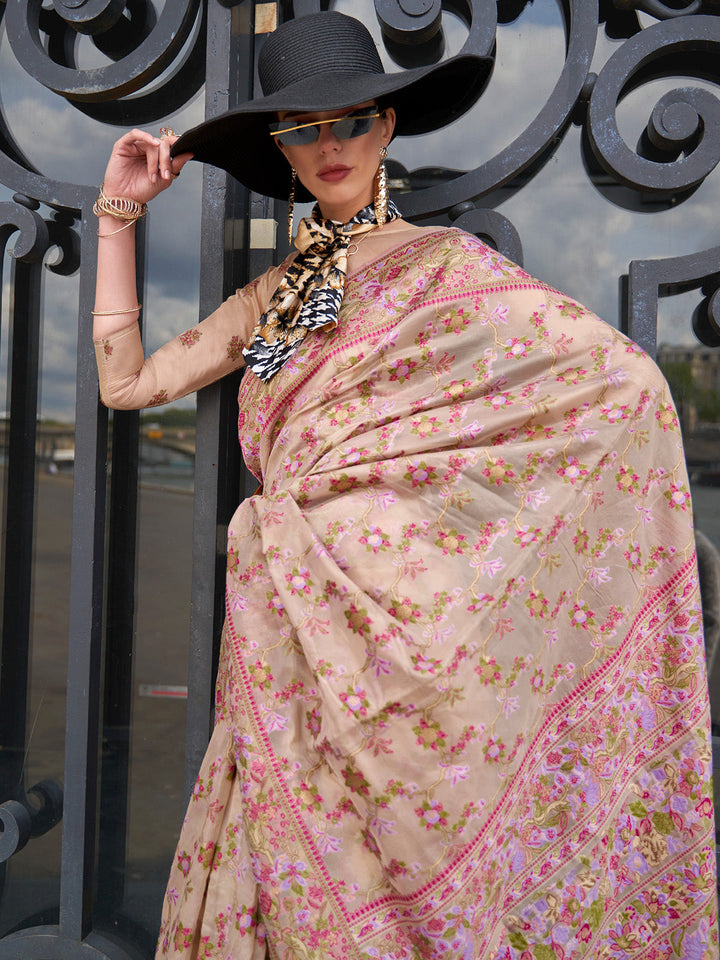 Kashmiri Silk Saree