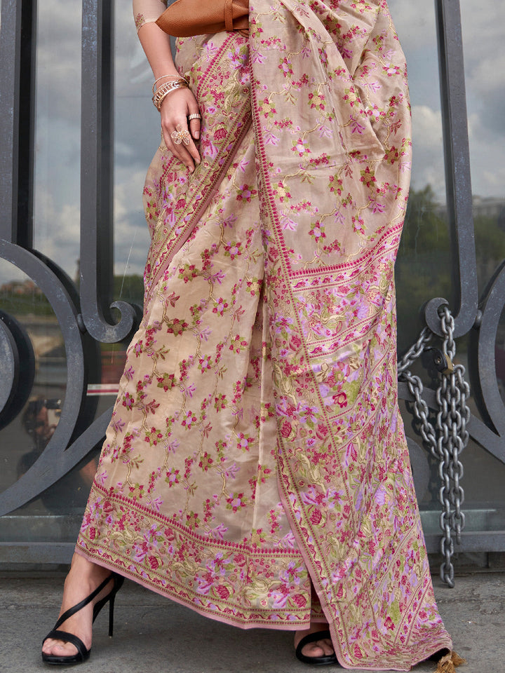 Kashmiri Silk Saree